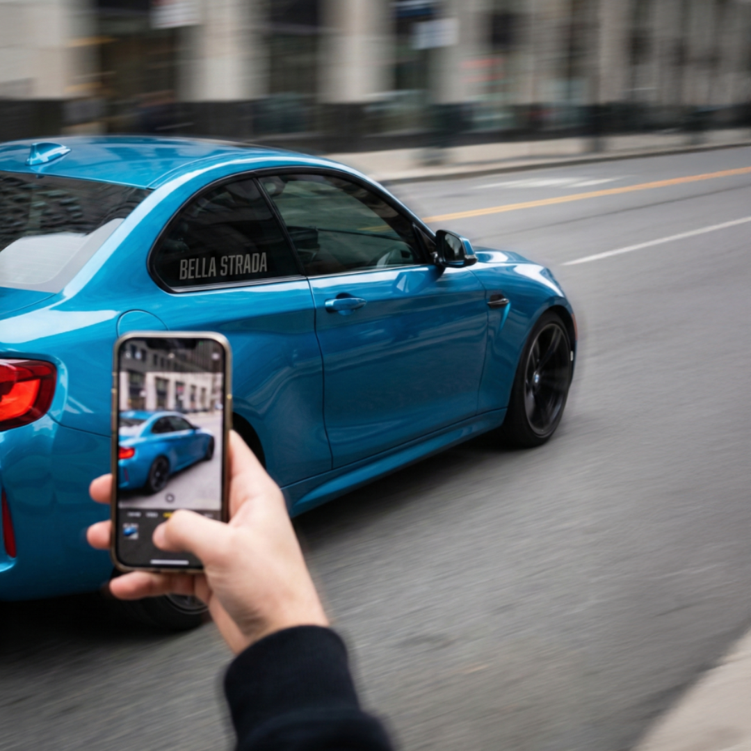 Scheibensticker in Weiß & Schwarz verschiedene Größen