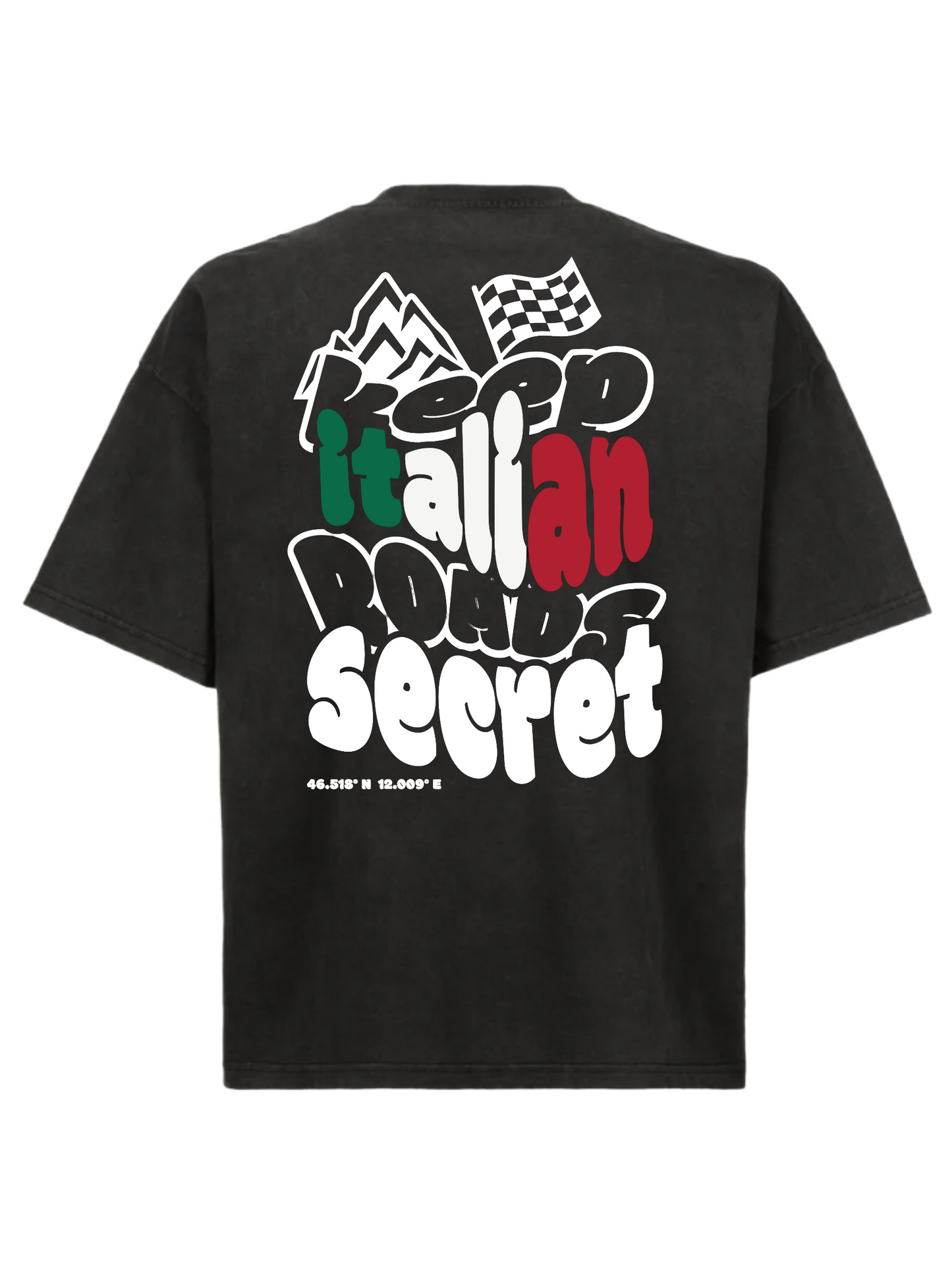 KEEP ITALIAN ROADS SECRET Heavy Tee