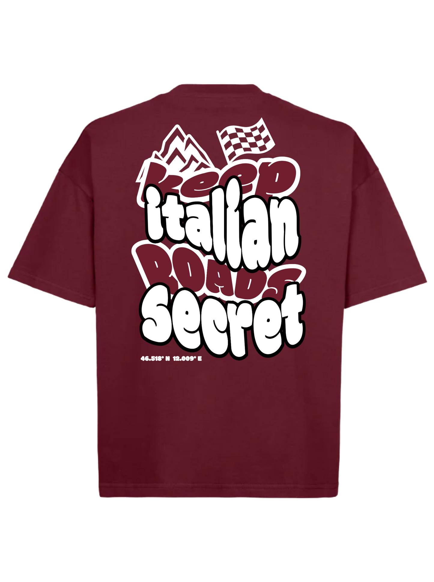 KEEP ITALIAN ROADS SECRET Heavy Tee